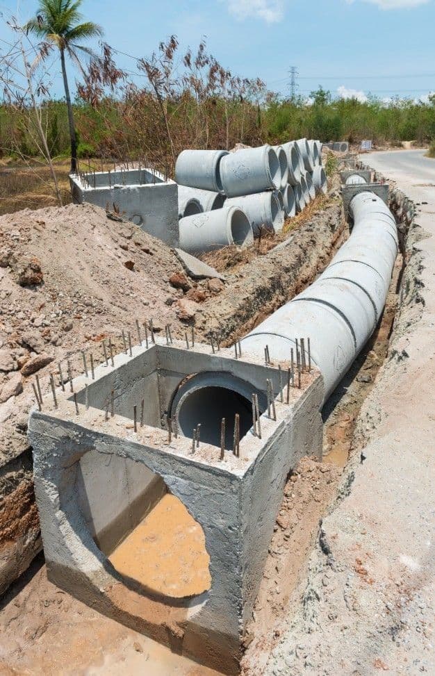 Chantier BTP — vue terrain