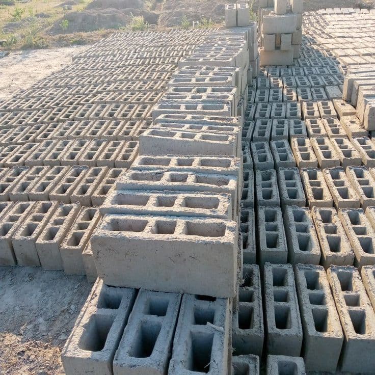 Fabrication blocs ciment